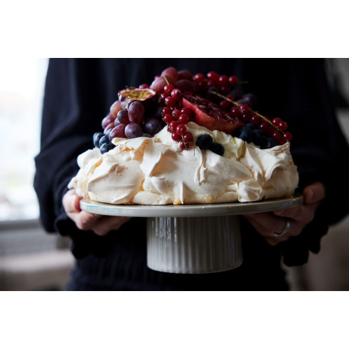 PODSTAWKA DO CIASTA FLORA Szary 5018425- (2)