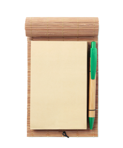 Bambusowy notatnik 80 kartek drewna MO9570-40 (1)