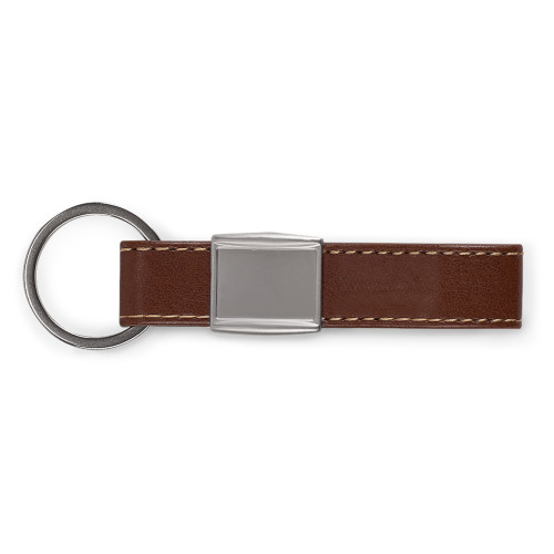 Metalowy brelok ze sztucznej skóry Koniak LT99663-N0053 (1)