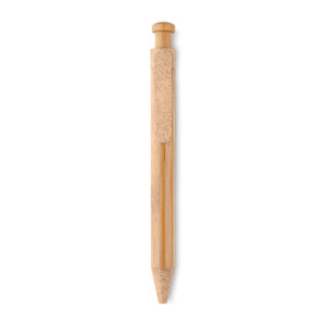 Długopis bambusowy pomarańczowy