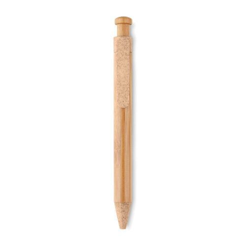 Długopis bambusowy pomarańczowy MO9481-10 
