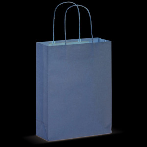 Torba papierowa ze skręcanymi uchwytami 90g/m² 18x8x22cm Brązowy