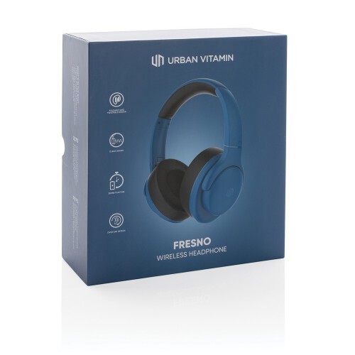 Bezprzewodowe słuchawki nauszne Urban Vitamin Fresno niebieski P329.755 (15)