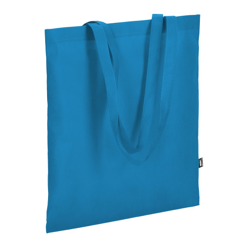 R-PET Torba transportowa z długimi uchwytami z włókniny 38 x 42 cm 75 g/m² Niebieski LT91328-N0011 (1)