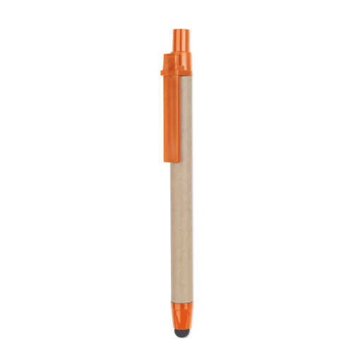 Dotykowy długopis z recyklingu pomarańczowy MO8089-10 