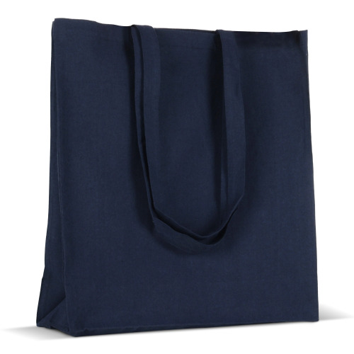 Torba na ramię płótno bawełniane OEKO-TEX® 280g/m² 32x13x40cm Ciemnoniebieski LT95240-N0010 (2)