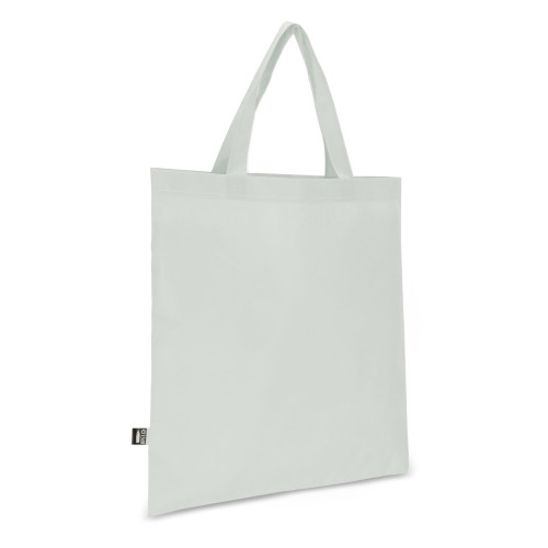 R-PET Torba transportowa z krótkimi uchwytami z włókniny 38 x 42 cm 75 g/m² Biały LT91327-N0001 