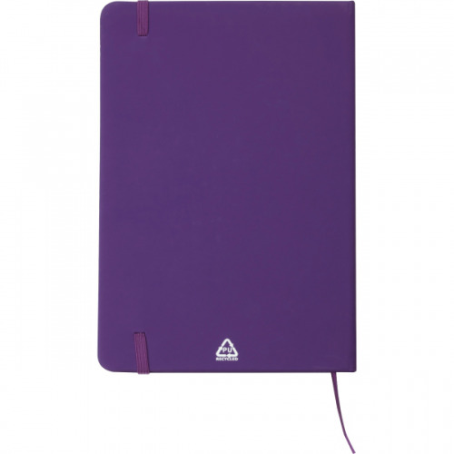 Notatnik A5 w linie z materiałów z recyklingu DOMINIK Fioletowy 2526112 (4)