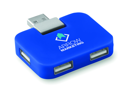 Hub USB 4 porty niebieski MO8930-37 (2)