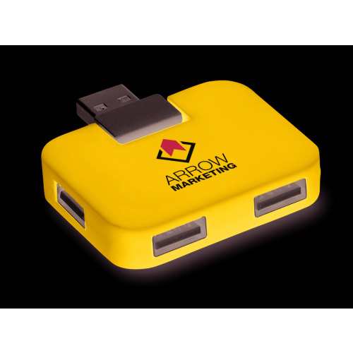 Hub USB 4 porty Niebieski MO8930-37 (2)