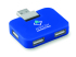Hub USB 4 porty niebieski MO8930-37 (2) thumbnail