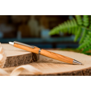 Długopis drewniany touch pen ERFURT Beżowy