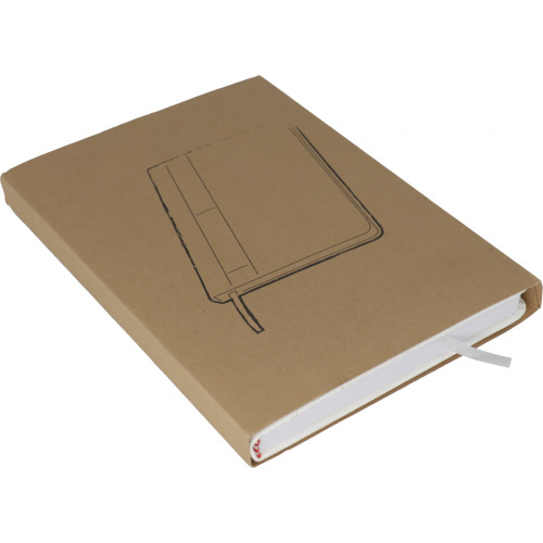 Notatnik A5 w kratkę CLELIA Szary 2136307 (8)