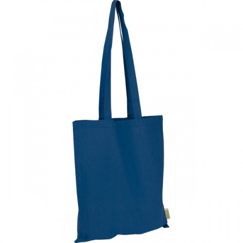 Torba bawełniana z długimi uszami 180g/m2 z materiałów z recyklingu GLEN Granatowy 6469844 