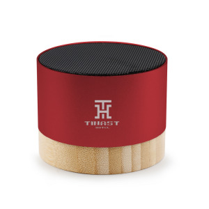 Głośnik bezprzewodowy 3W z aluminium z recyklingu | Jaquann Czerwony