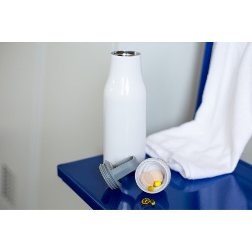 Butelka termiczna 500 ml Air Gifts, pojemnik w zakrętce | Jessica Biały V0850-02 (1)