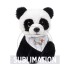 Loka, pluszowa panda czarno-biały HE744-88  thumbnail