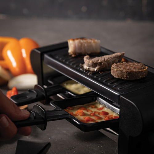 Grill elektryczny BOSKA Raclette Mini Czarny VSB15-03 (6)