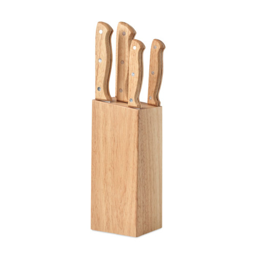 5-częściowy zestaw noży drewna MO6308-40 