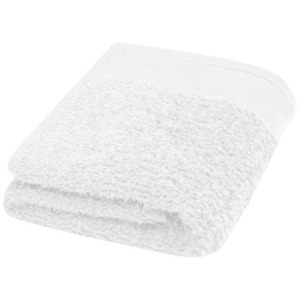 Chloe bawełniany ręcznik kąpielowy o gramaturze 550 g/m² i wymiarach 30 x 50 cm Biały
