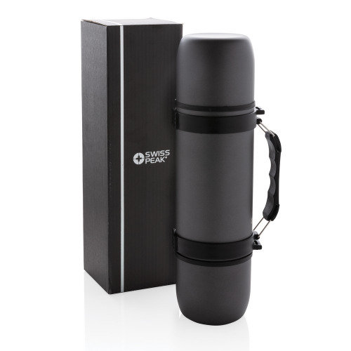 Termos 700 ml, 2 kubki Swiss Peak Szary P433.330 (11)