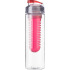Bidon, butelka sportowa 650 ml z pojemnikiem na lód lub owoce czerwony V9868-05  thumbnail