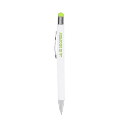 Długopis, touch pen jasnozielony V1931-10 (2)