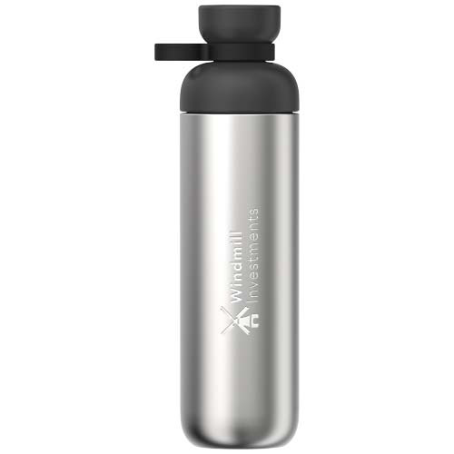 Butelka na wodę Mepal Vita 900 ml ze stali nierdzewnej z recyklingu Czarny 11318690 (1)