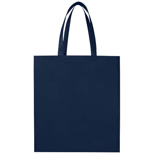 EcoSeal torba na zakupy z dnem wykonana z włókiny z recyklingu z certyfikatem GRS o pojemności 12 l Granatowy 13010655 (2)