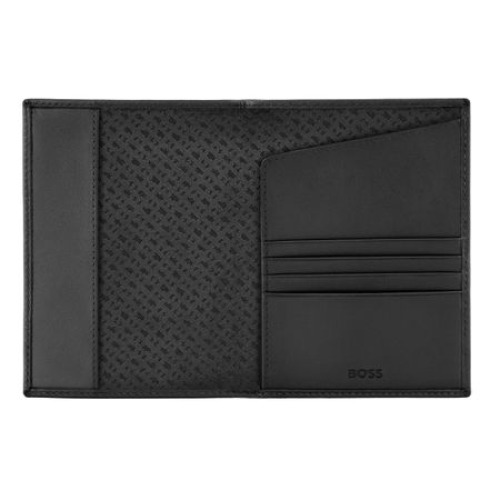 Etui na paszport Double B Saffiano Black Czarny HLP526A (4)