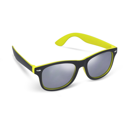 Okulary przeciwsłoneczne Tate z lustrzanymi soczewkami UV400 żółty LT86736-N0041 
