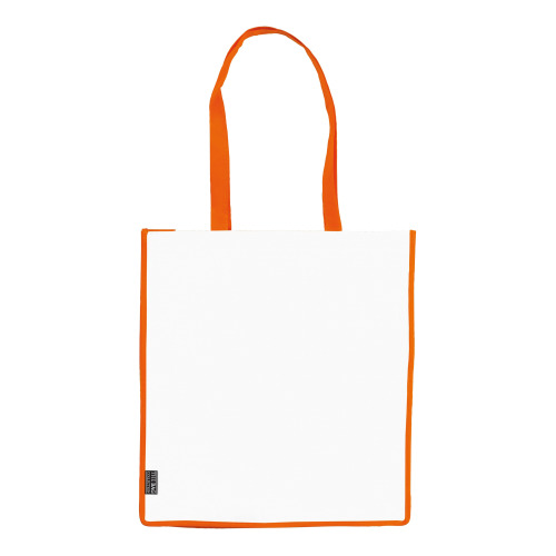 Torba non-woven 75g/m² Biały / pomarańczowy LT91479-N0126 (2)