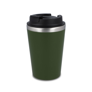 Kubek na kawę na wynos 350ml Oliwkowa zieleń