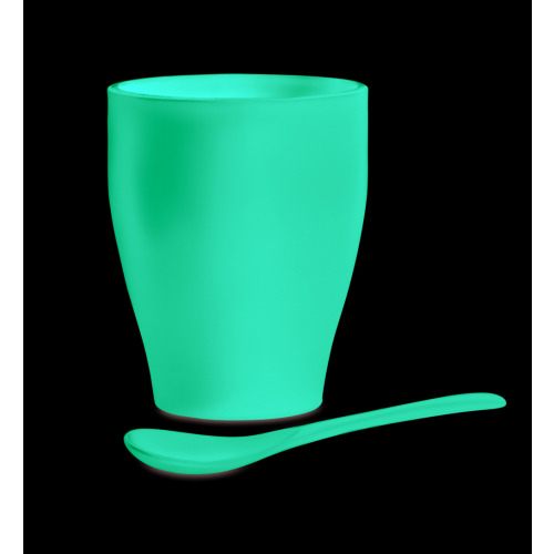 Kubek z łyżeczką, 300 ml Czerwony MO6255-05 (3)