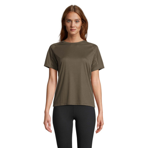 VORTEX WOMEN RAGLAN T-SHIRT Army S04788-AR-XL 