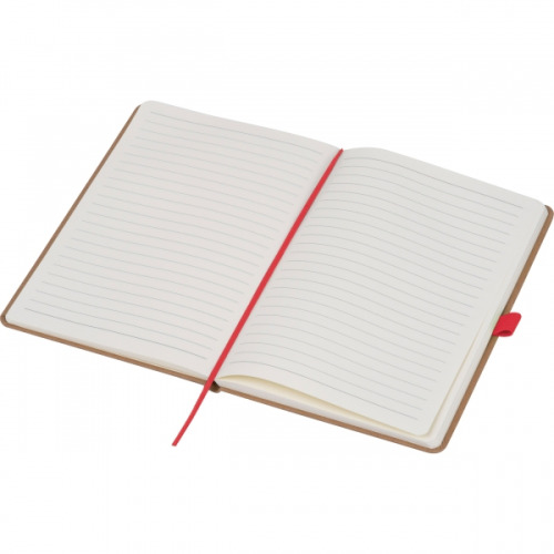 Notes A5 z papieru z recyklingu BOURNEMOUTH Czerwony 528305 (1)