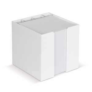 Blok 10x10x10cm w pudełku kostkowym z przegródkami na artykuły biurowe