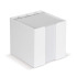 Blok 10x10x10cm w pudełku kostkowym z przegródkami na artykuły biurowe Biały LT91767-N0001  thumbnail