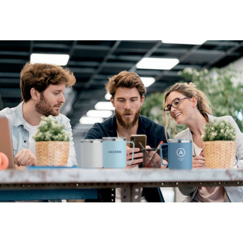 Kubek z 2 ściankami 400 ml Bialy MO2900-06 (3)