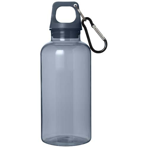 Oregon butelka na wodę o pojemności 400 ml z karabińczykiem wykonana z tworzyw sztucznych pochodzących z recyklingu z certyfi Szaroniebieski 10077855 (2)