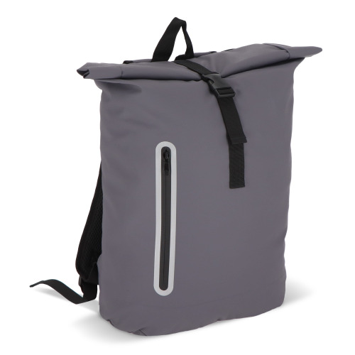 Powlekany PU plecak R-PET 600D o pojemności 20 l Szary LT95357-N0061 