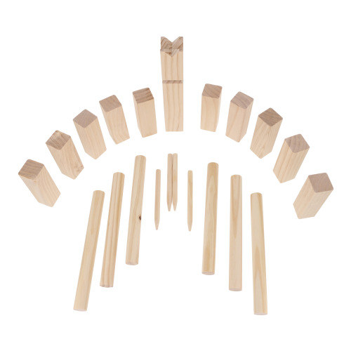 Drewniana gra Kubb w etui Drewniany LT90777-N0093 (1)