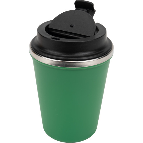 Kubek termiczny 350 ml z powłoką z recyklingu METODY Zielony 8496209 (1)