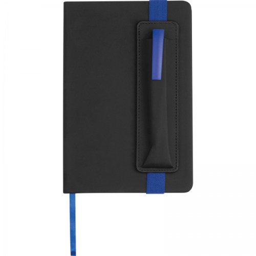 Notatnik A5 w linie z długopisem CARSON Niebieski 2238504 (4)