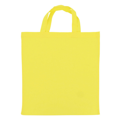 Torba na zakupy OEKO-TEX® color short 140g/m² 38x42 cm żółty LT95256-N0041 (1)