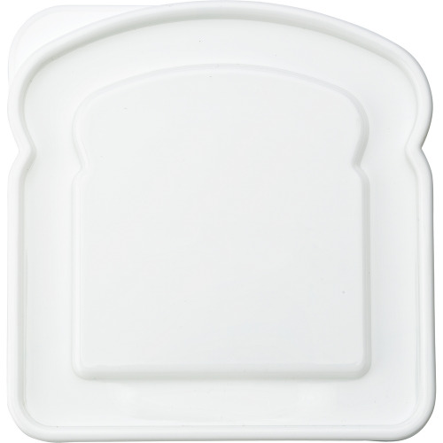 Pudełko śniadaniowe "kanapka" biały V9580-02 (1)