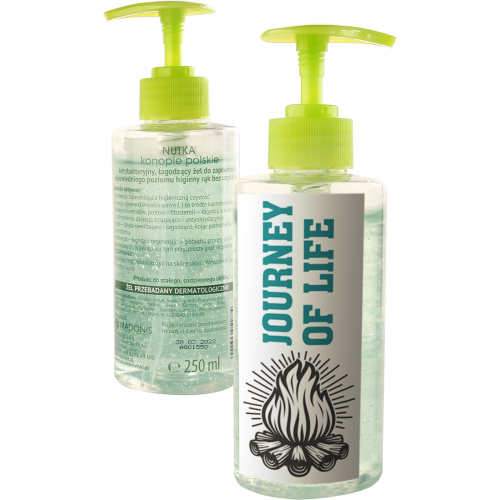 Żel antybakteryjny 250ml Nutka Biały SG930125 (1)