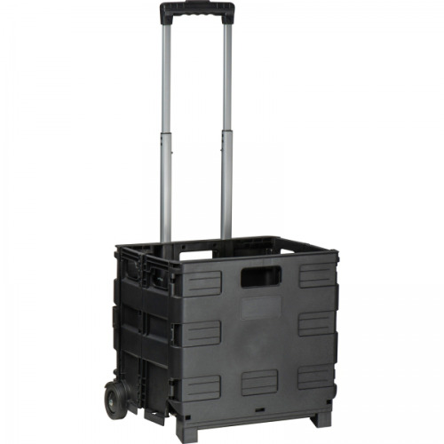 Wózek na zakupy składany KAREN Czarny 6386103 (4)