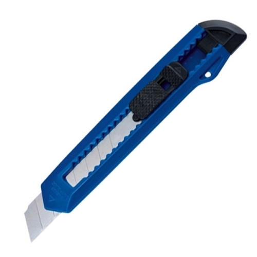 Duży nożyk do kartonu QUITO niebieski 900104 