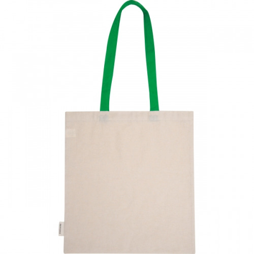Torba na zakupy z bawełny z recyklingu CAMBRIDGE Zielony 545409 (2)